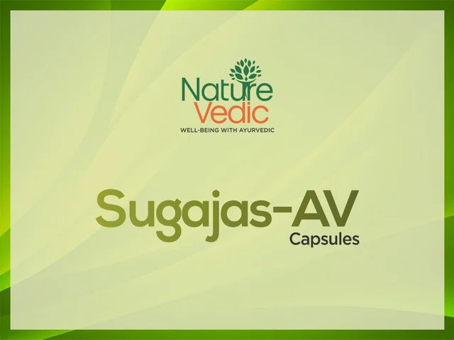 Nature Vedic Sugajas-AV Capsules Ayurvedic Formula for Control Blood Sugar Levels | 30 Caps - 30 Capsules